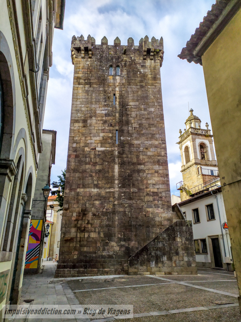Tower of old castle of Braga