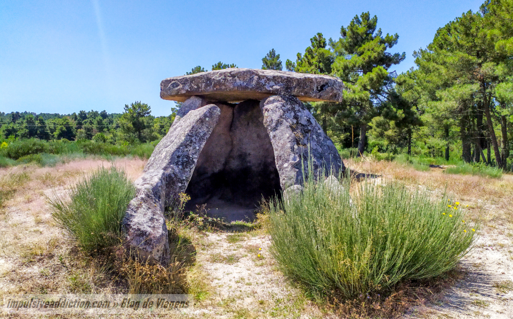 Anta da Fonte Coberta ao visitar Alijó