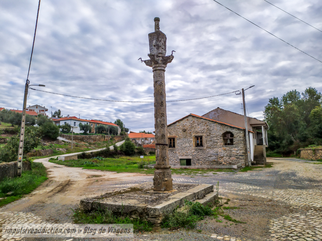 Outeiro Pillory when visiting Bragança