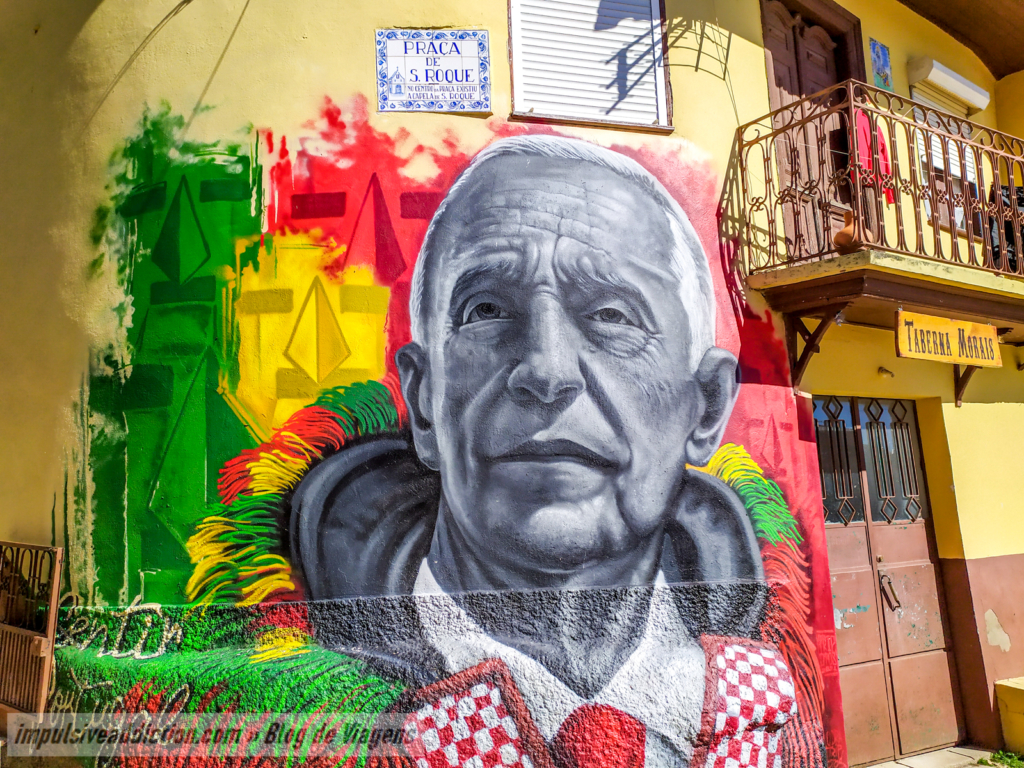 Murais de Podence ao visitar Macedo de Cavaleiros
