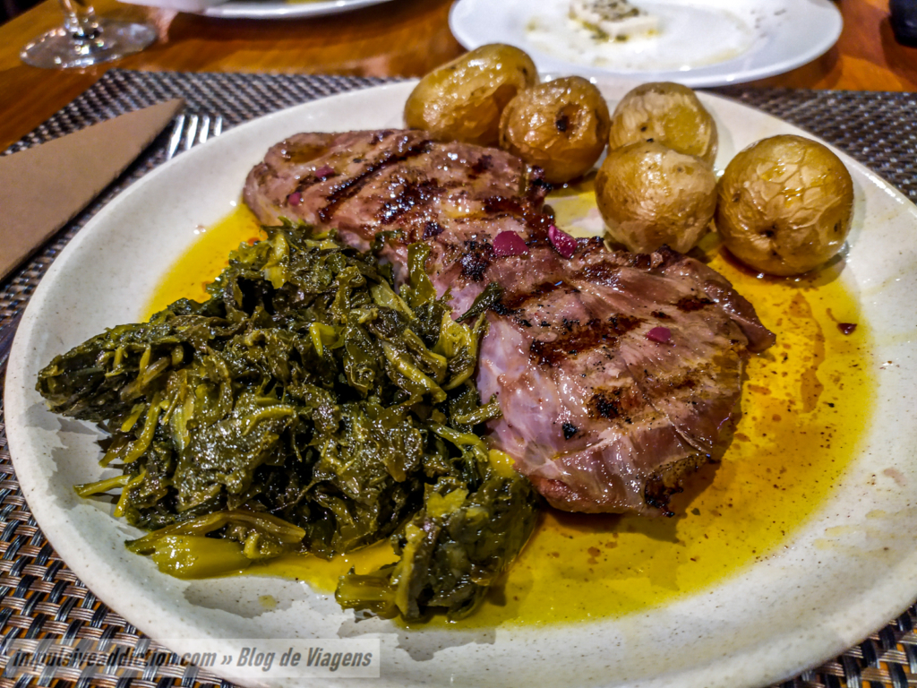 Posta de Vitela deliciosa, no Restaurante O Lagar