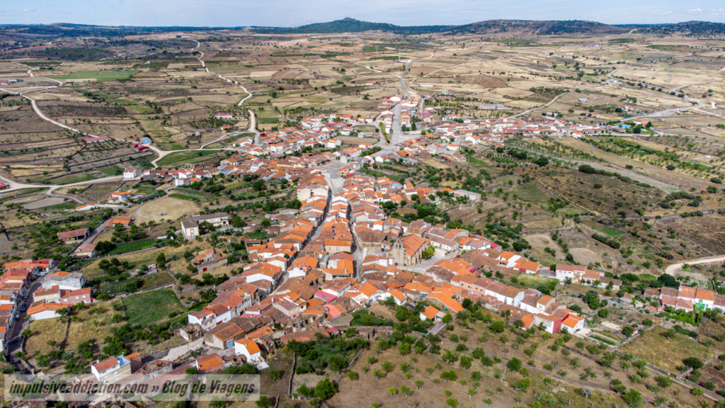 Imagem aérea de Vilvestre