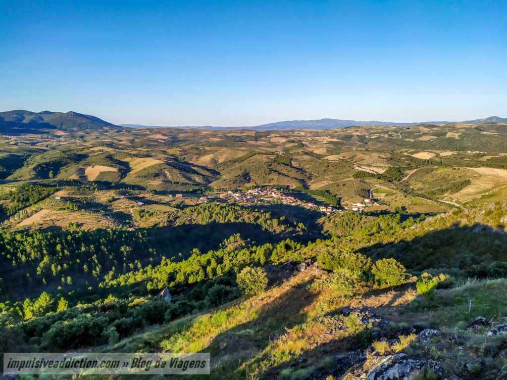 Vista a partir do Castro de Palheiros em Murça