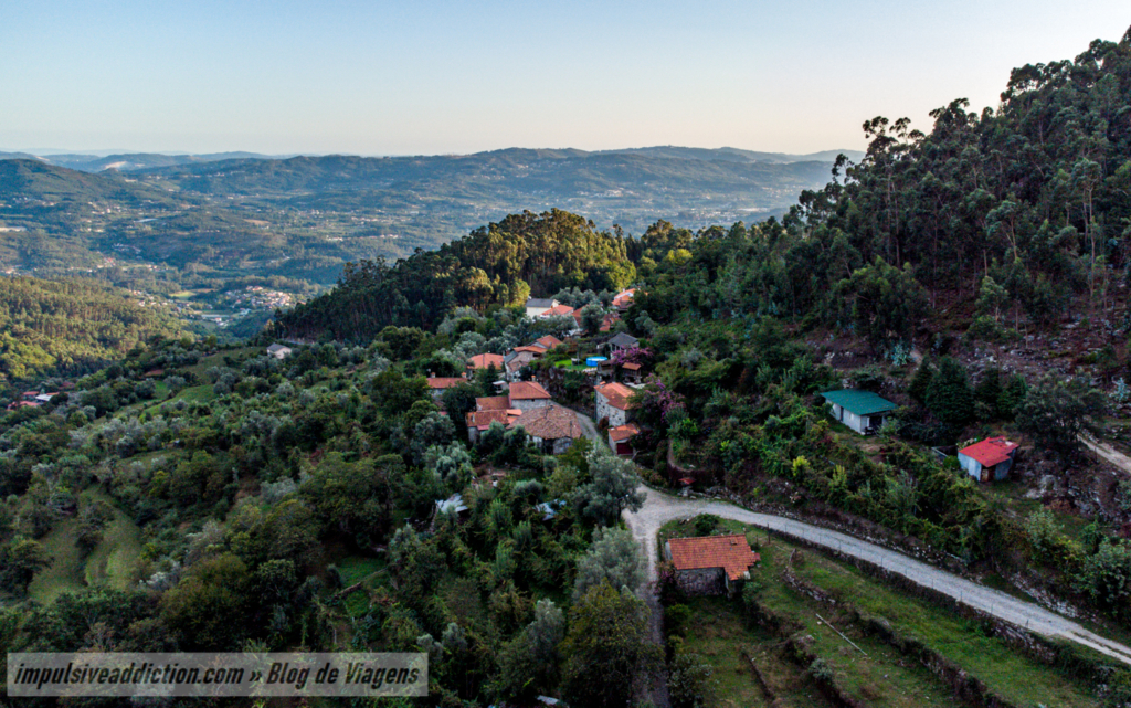 Imagem aérea da Aldeia do Urjal