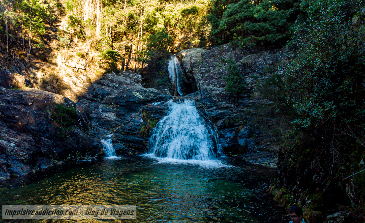 Pincho Waterfall in Serra d'Arga