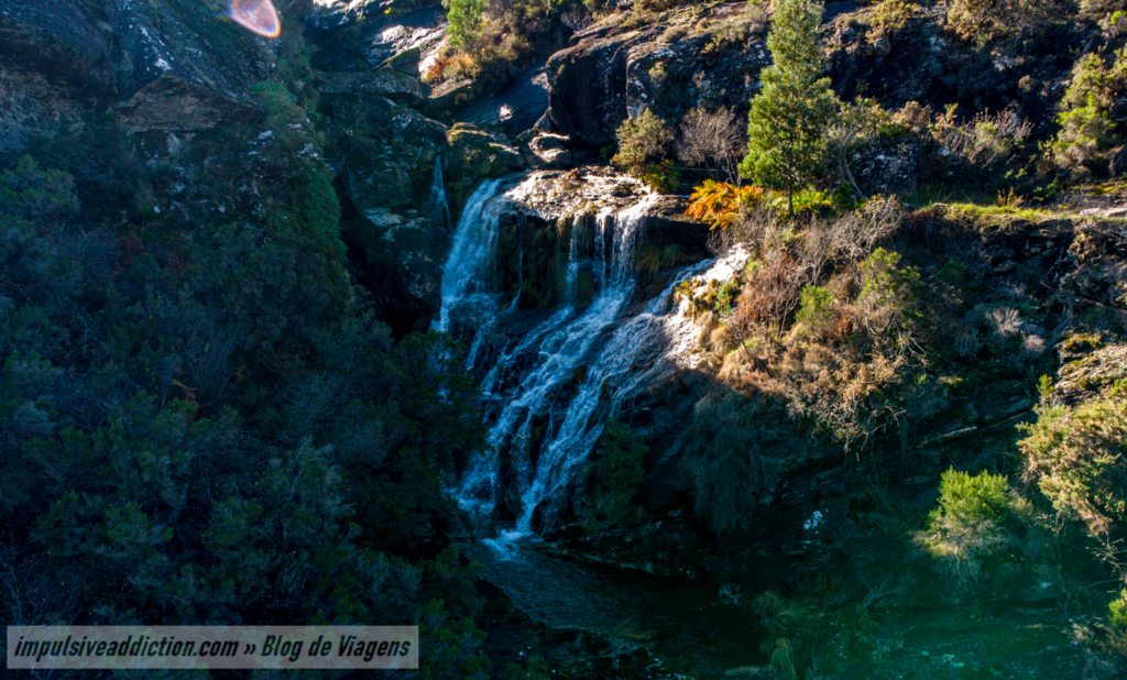 Waterfall of Ribeira de Arga