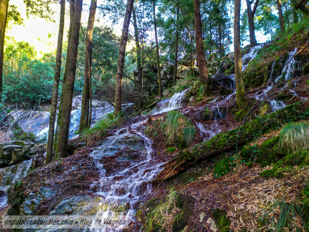 Waterfalls on the way to Dark Lagoon