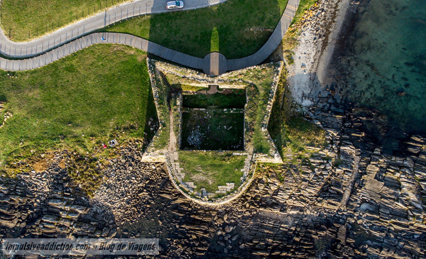 Forte da Areosa junto da Praia Norte