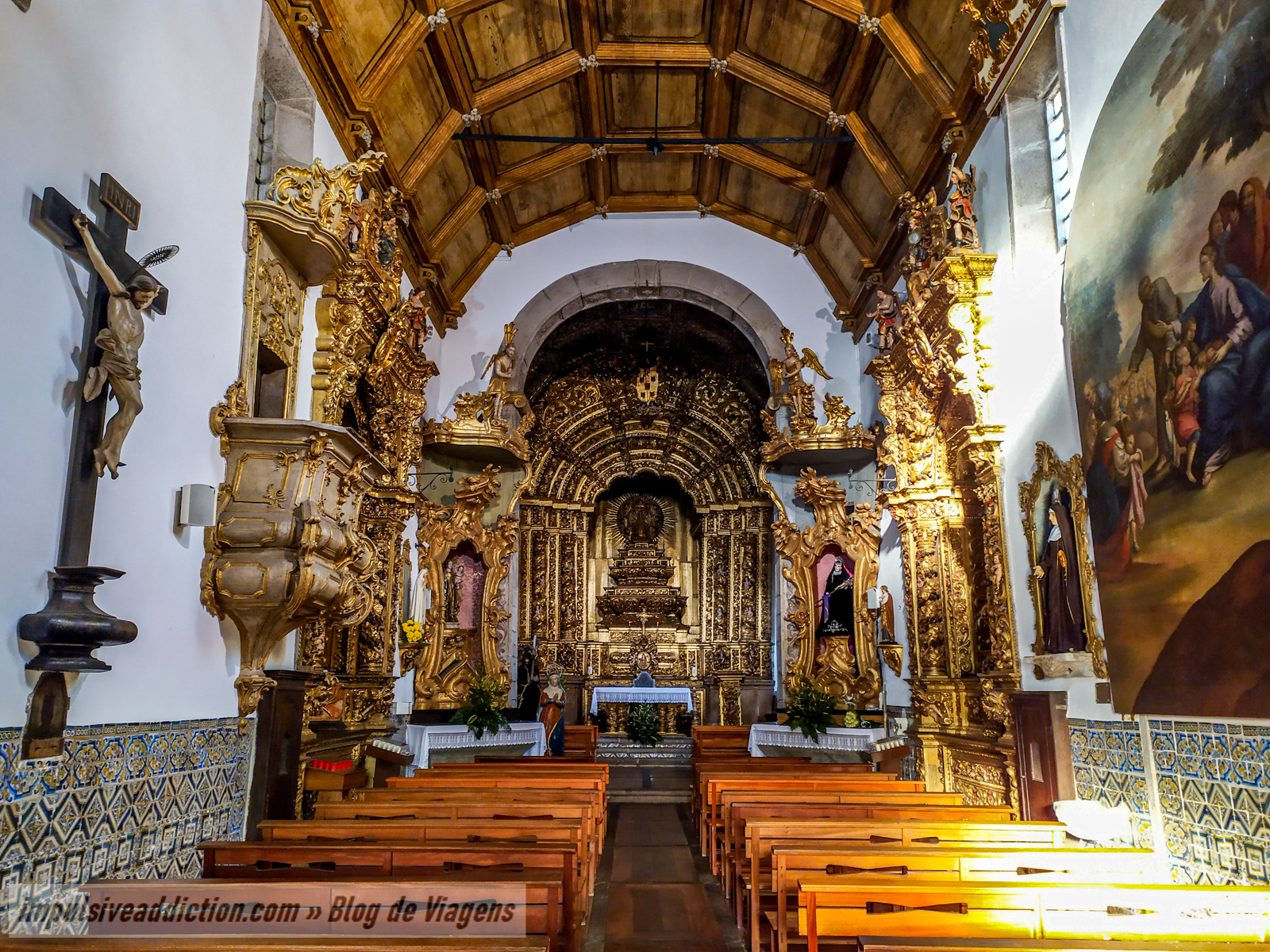 Interior da Igreja da Misericórdia de Caminha
