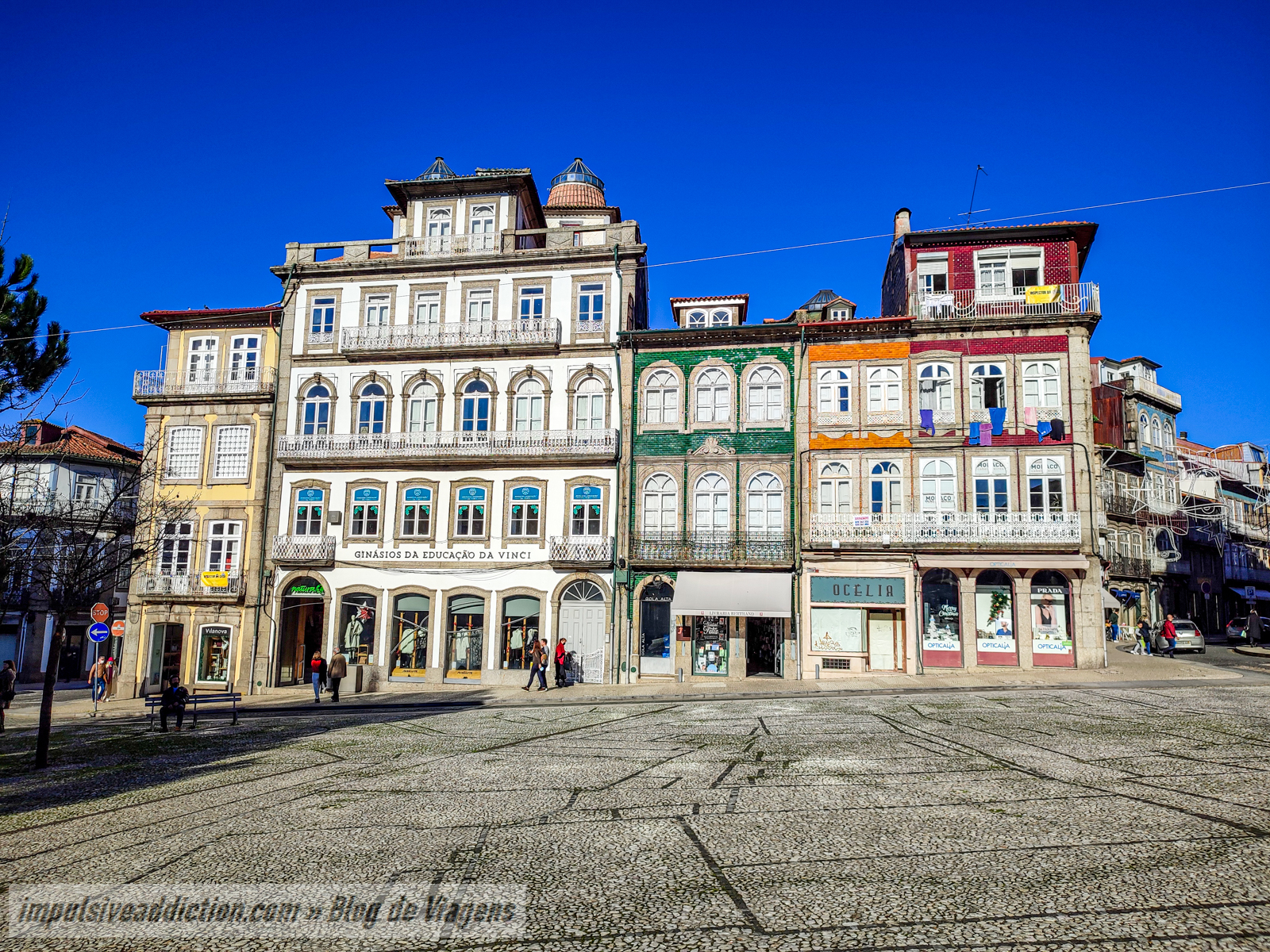 Largo do Toural ao visitar Guimarães