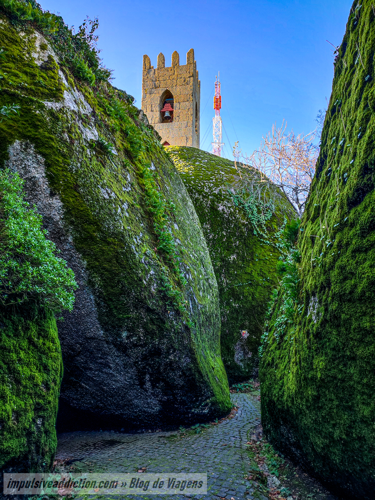 Detalhes do Monte da Penha, em Guimarães