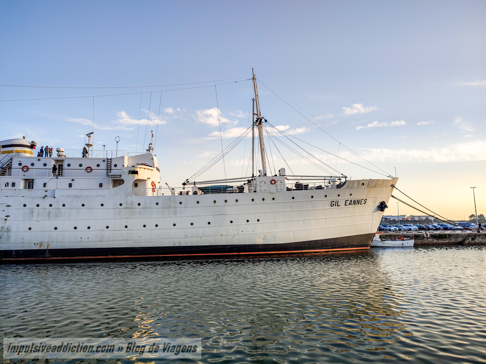 Gil Eannes Hospital Ship in Viana do Castelo