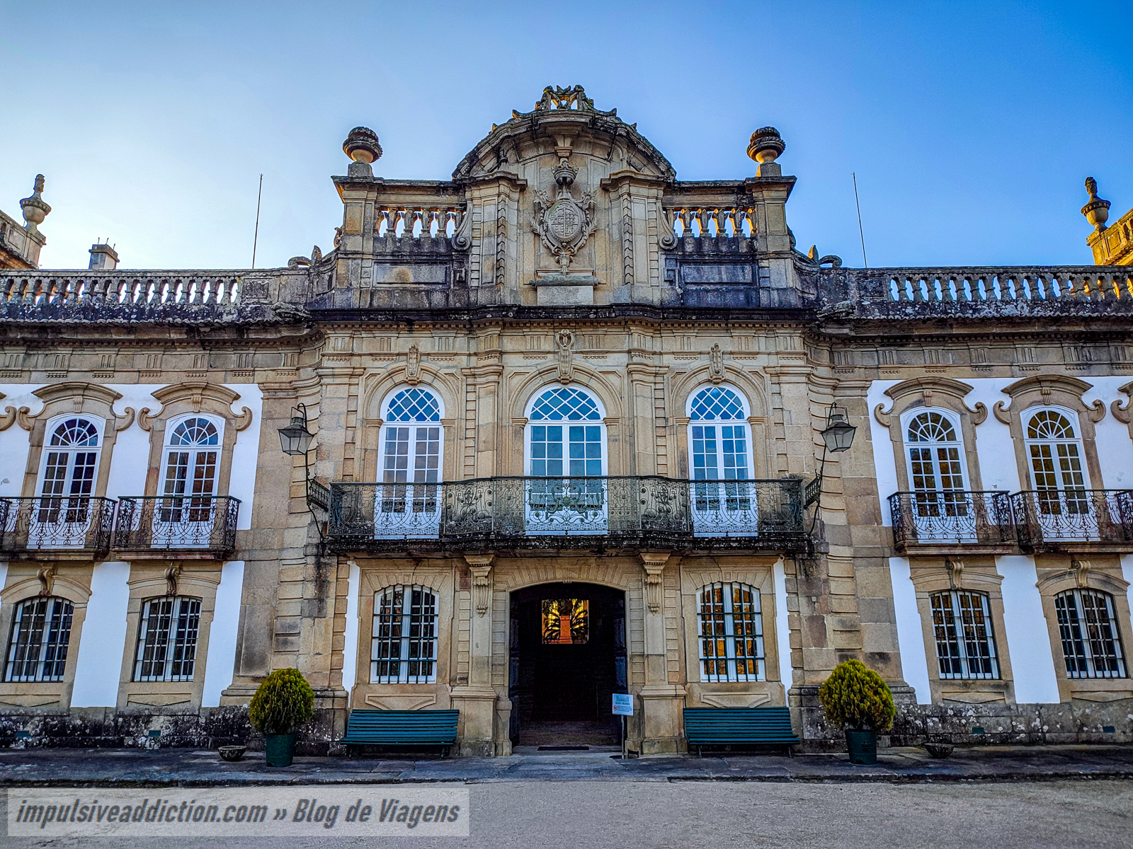 Brejoeira Palace on a day trip from Porto