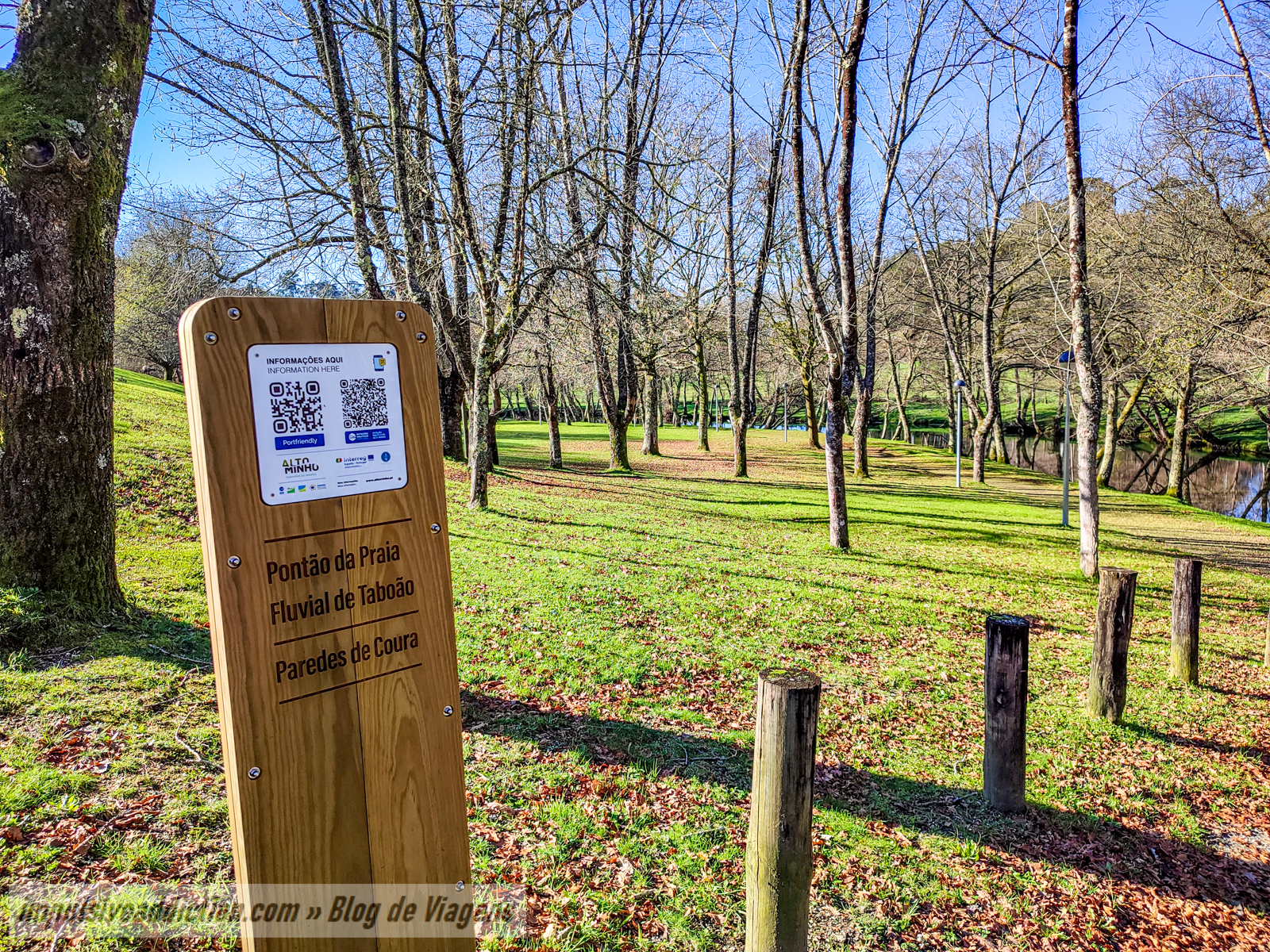 Praia Fluvial de Taboão ao visitar Paredes de Coura