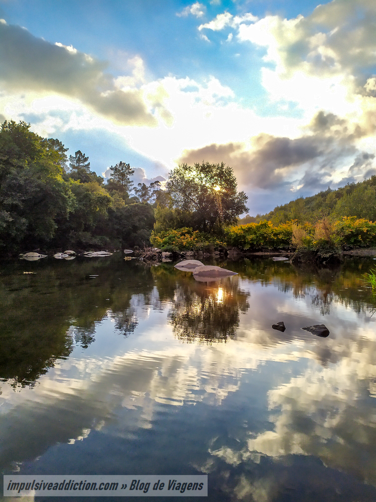 Praia Fluvial da Ombra no rio Cávado
