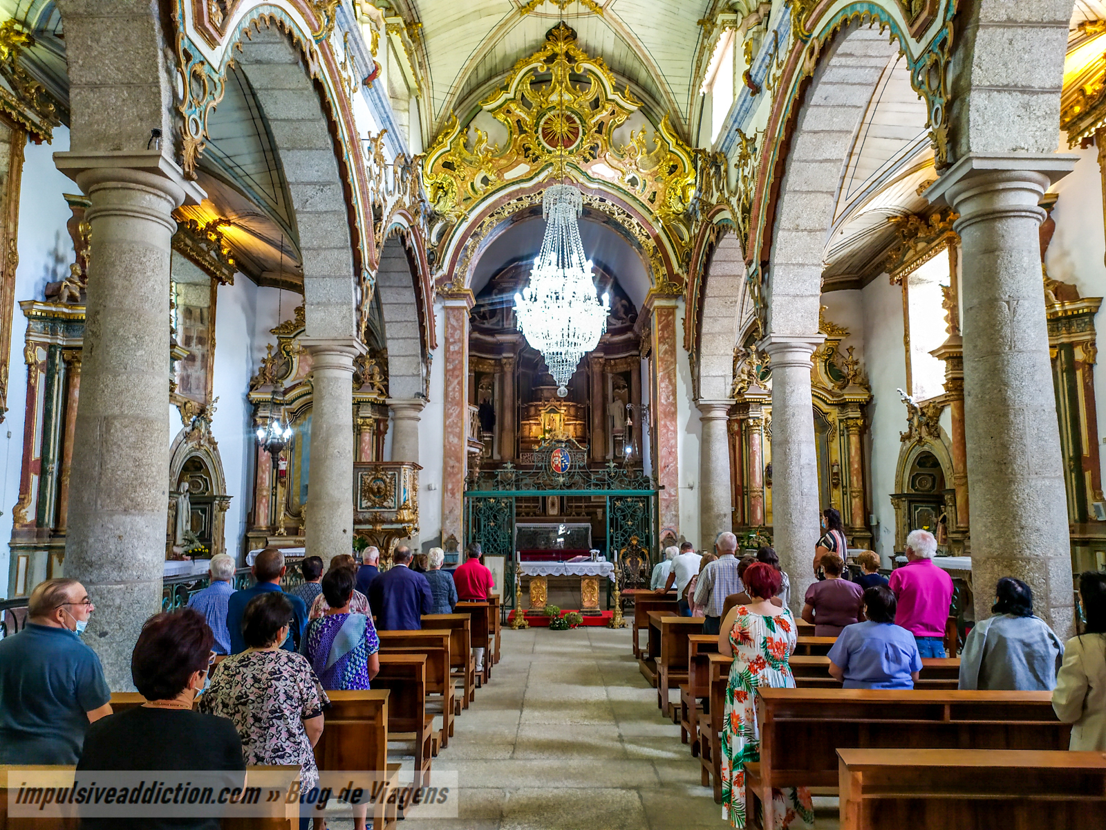 Interior do Santuário de Nossa Senhora da Abadia