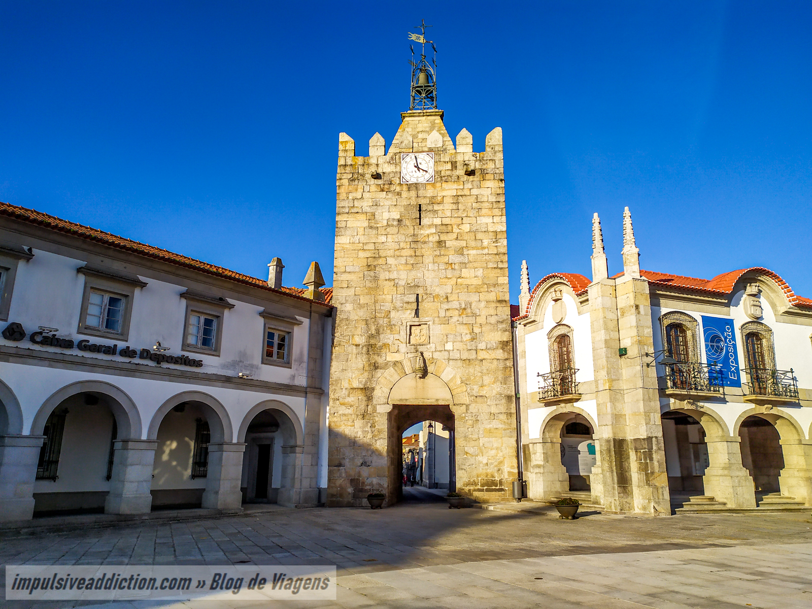 Historic Center of Caminha on a day trip from Porto