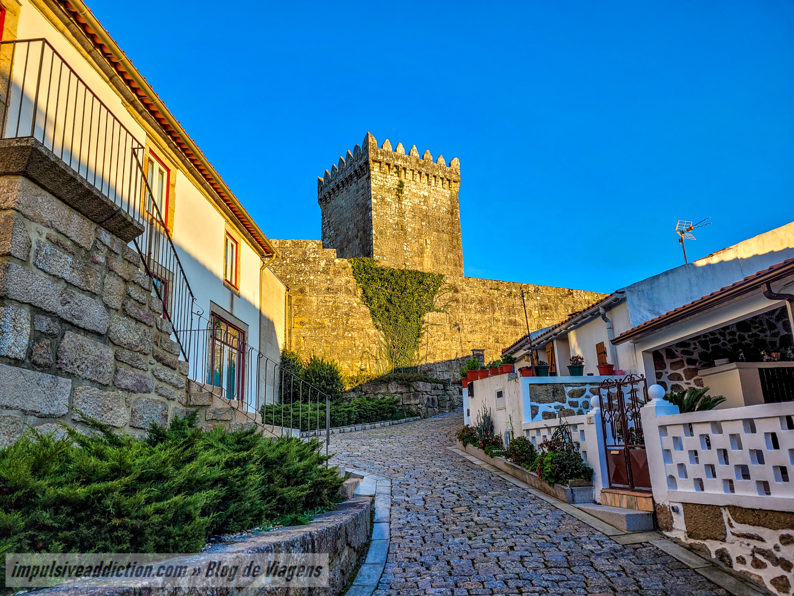 Vista para o Castelo de Melgaço
