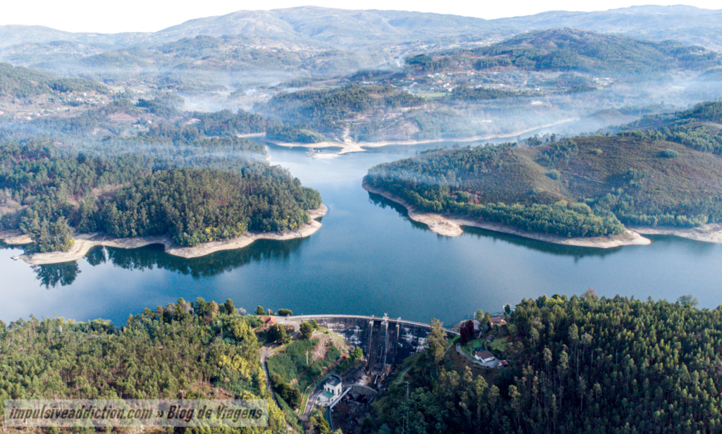 Barragem da Albufeira do Ermal ao visitar Vieira do Minho