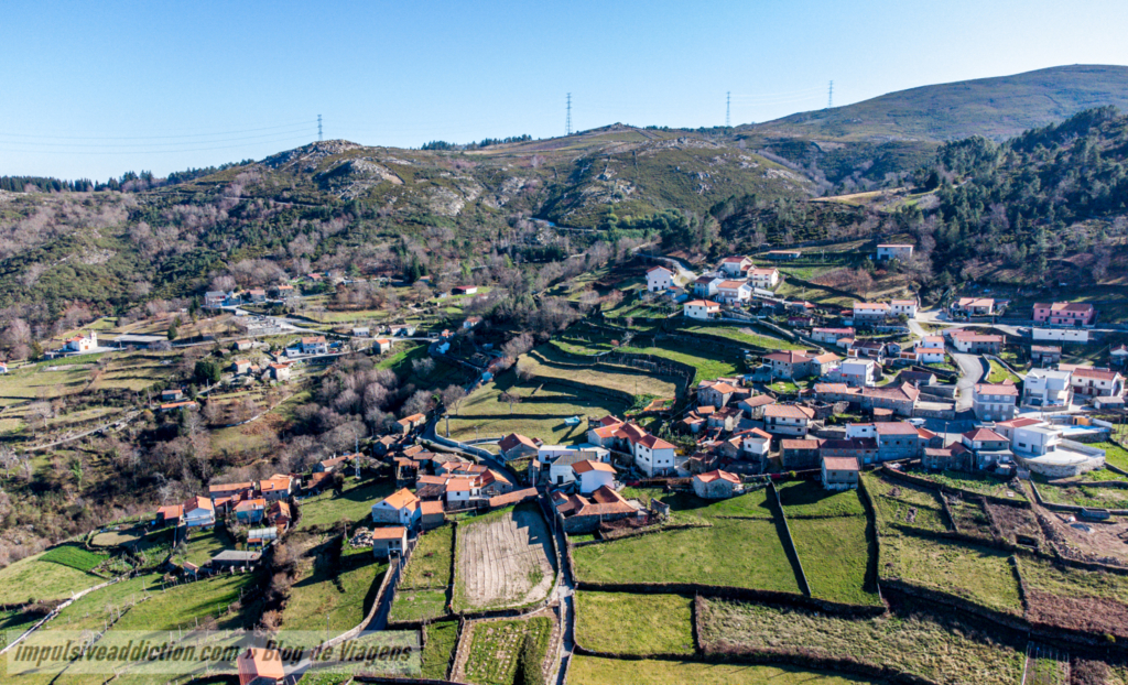 Imagem aérea da Aldeia do Zebral