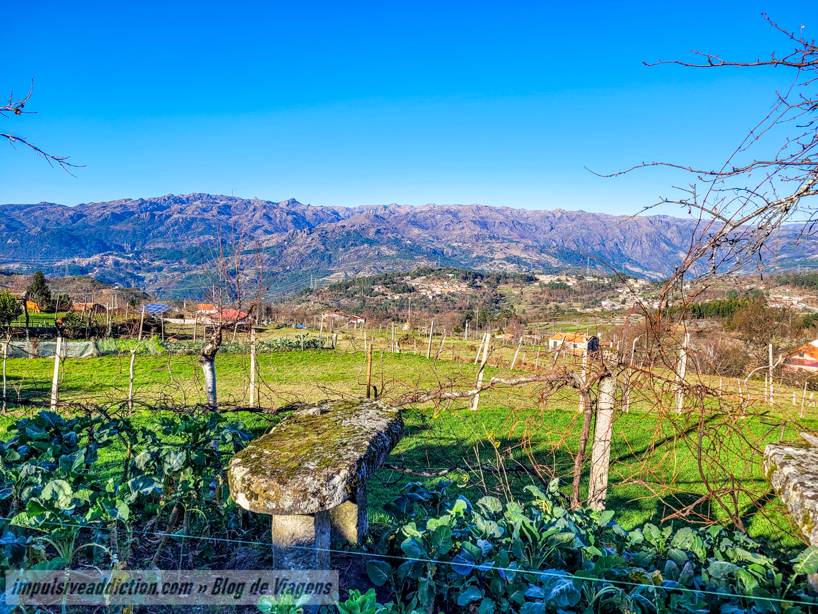 Aldeia de Espindo ao visitar a Serra da Cabreira