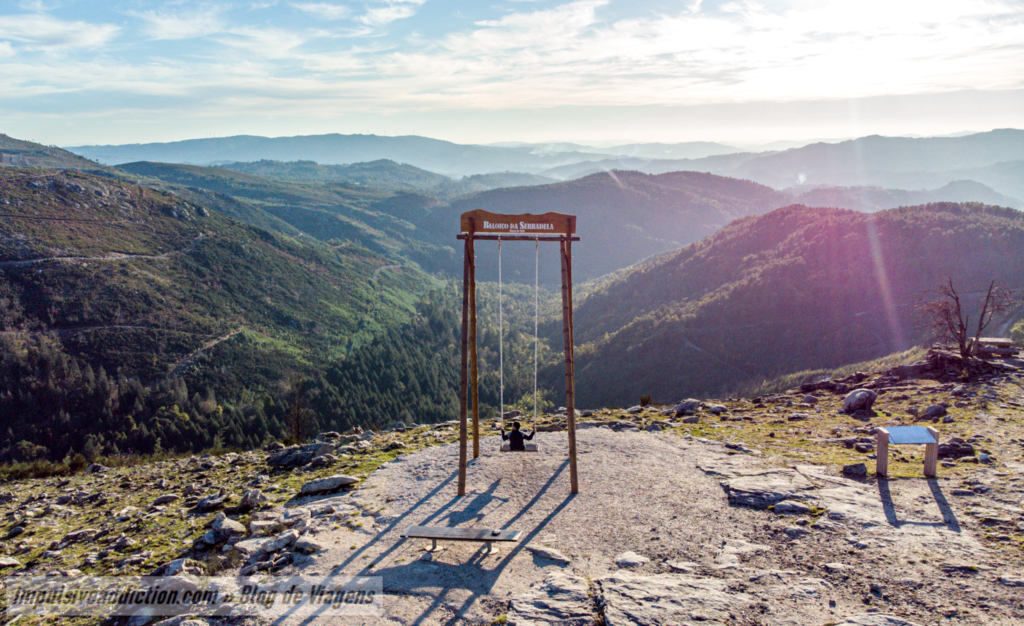 Baloiço da Serradela ao visitar a Serra da Cabreira
