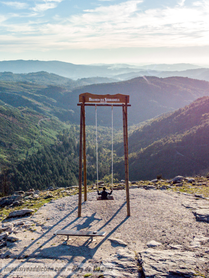 Baloiço da Serradela ao visitar a Serra da Cabreira