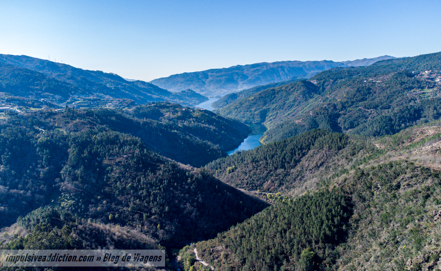 Rio Cávado após Barragem de Salamonde