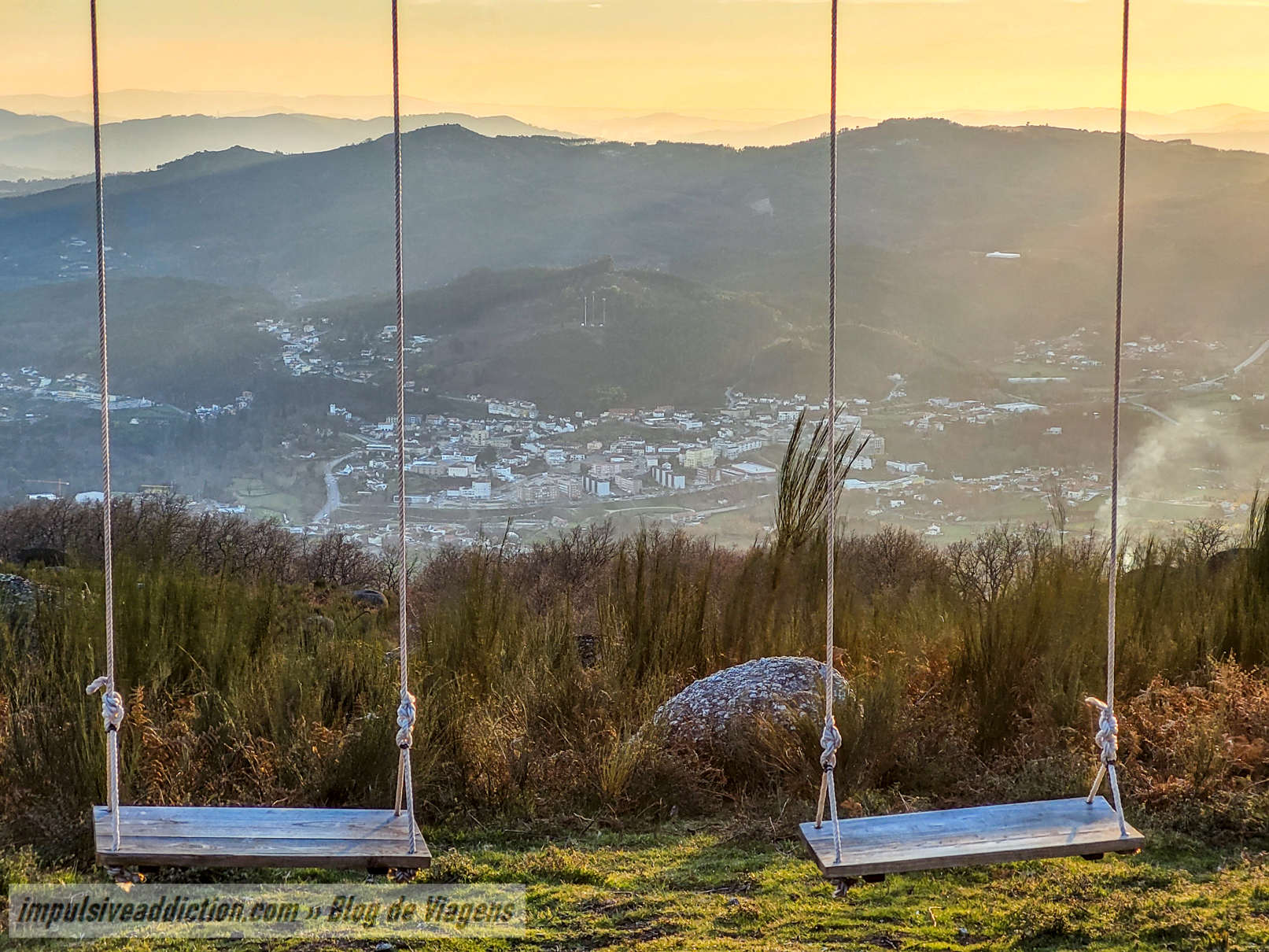 Baloiço de Cantelães ao visitar a Serra da Cabreira