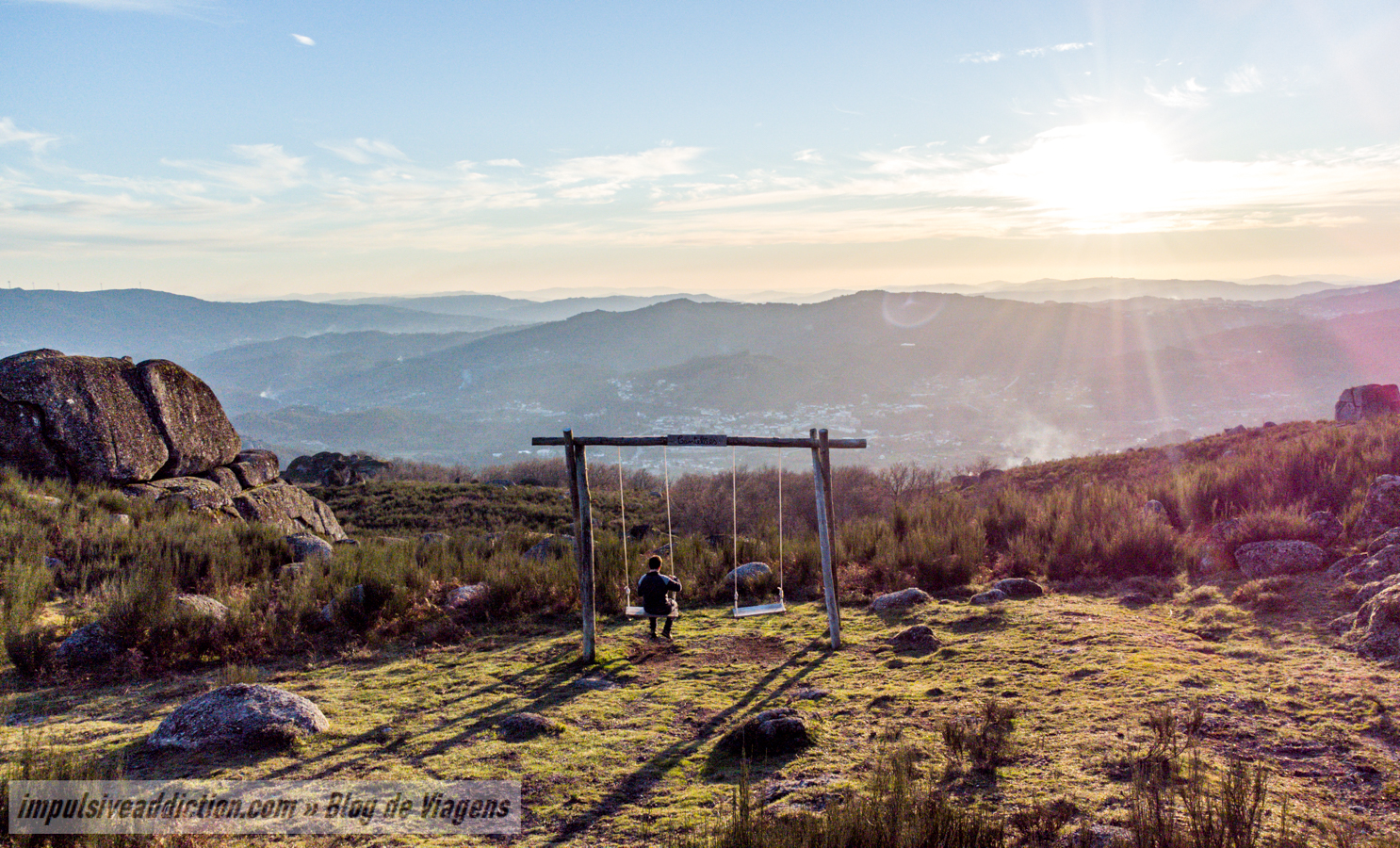 Baloiço de Cantelães ao visitar a Serra da Cabreira