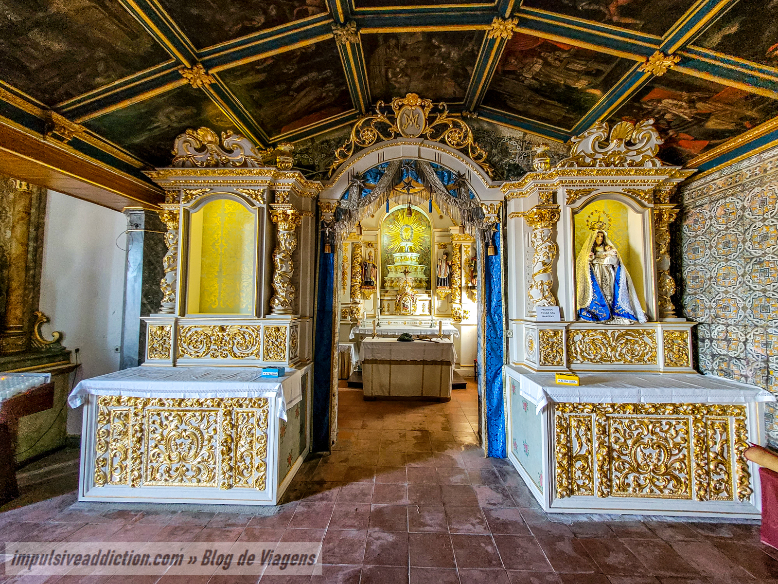 Interior da Capela de Nossa Senhora da Guia
