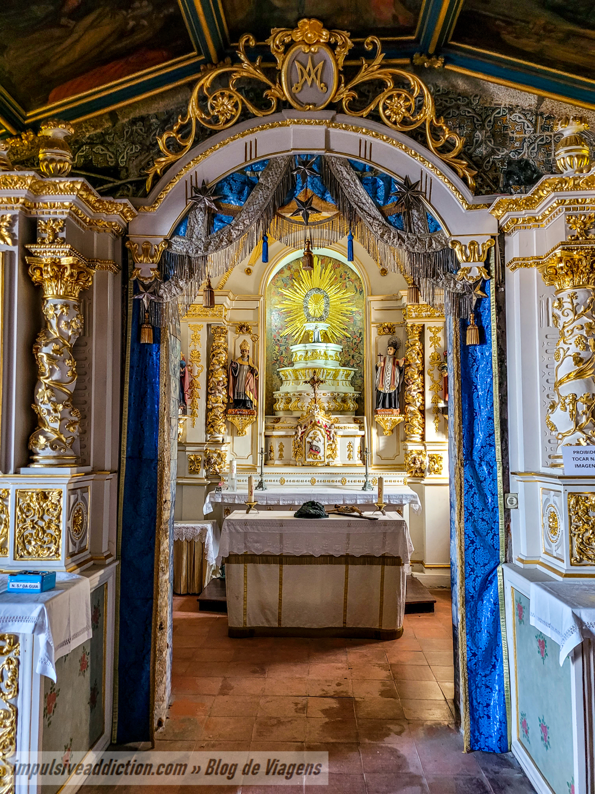 Interior da Capela de Nossa Senhora da Guia