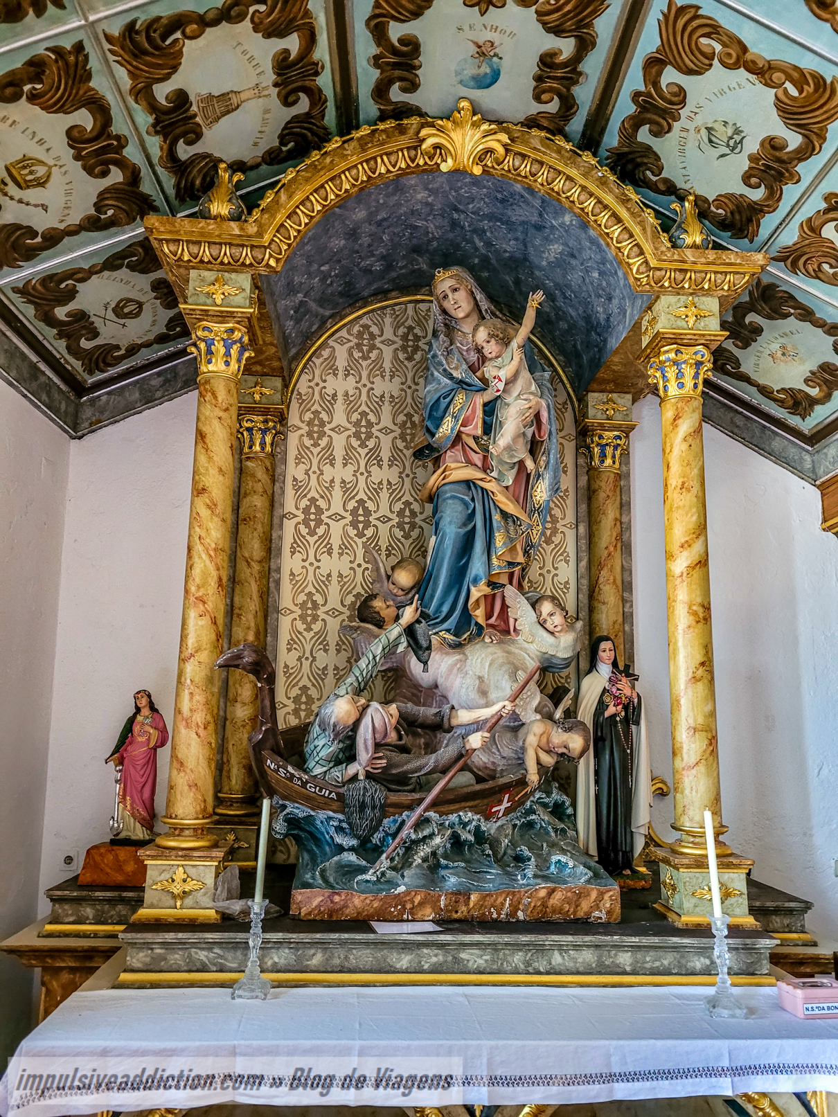 Interior da Capela de Nossa Senhora da Guia
