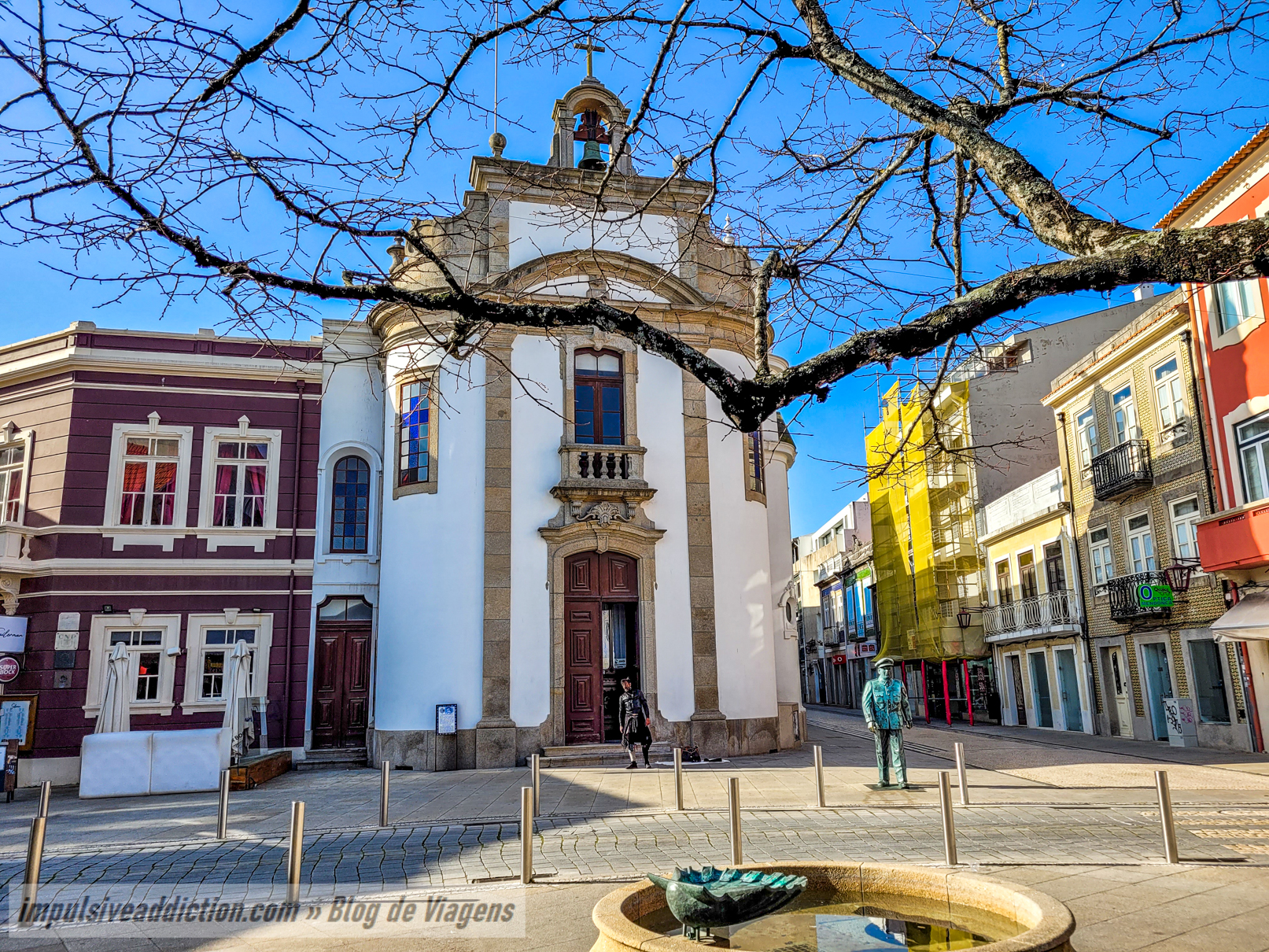 Capela de São Roque na Praça da República de Póvoa de Varzim