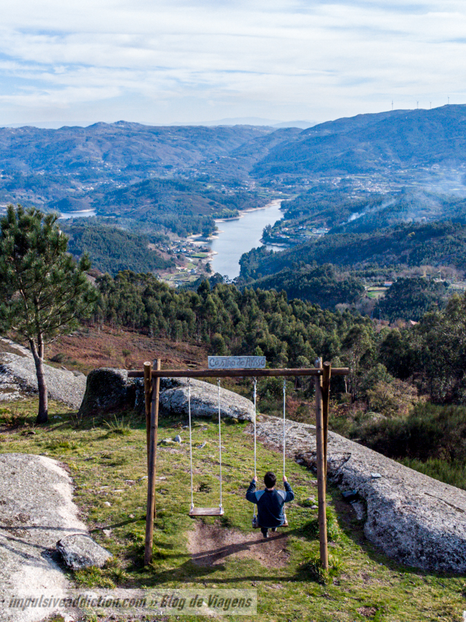 Baloiço do Castro de Anissó ao visitar Vieira do Minho