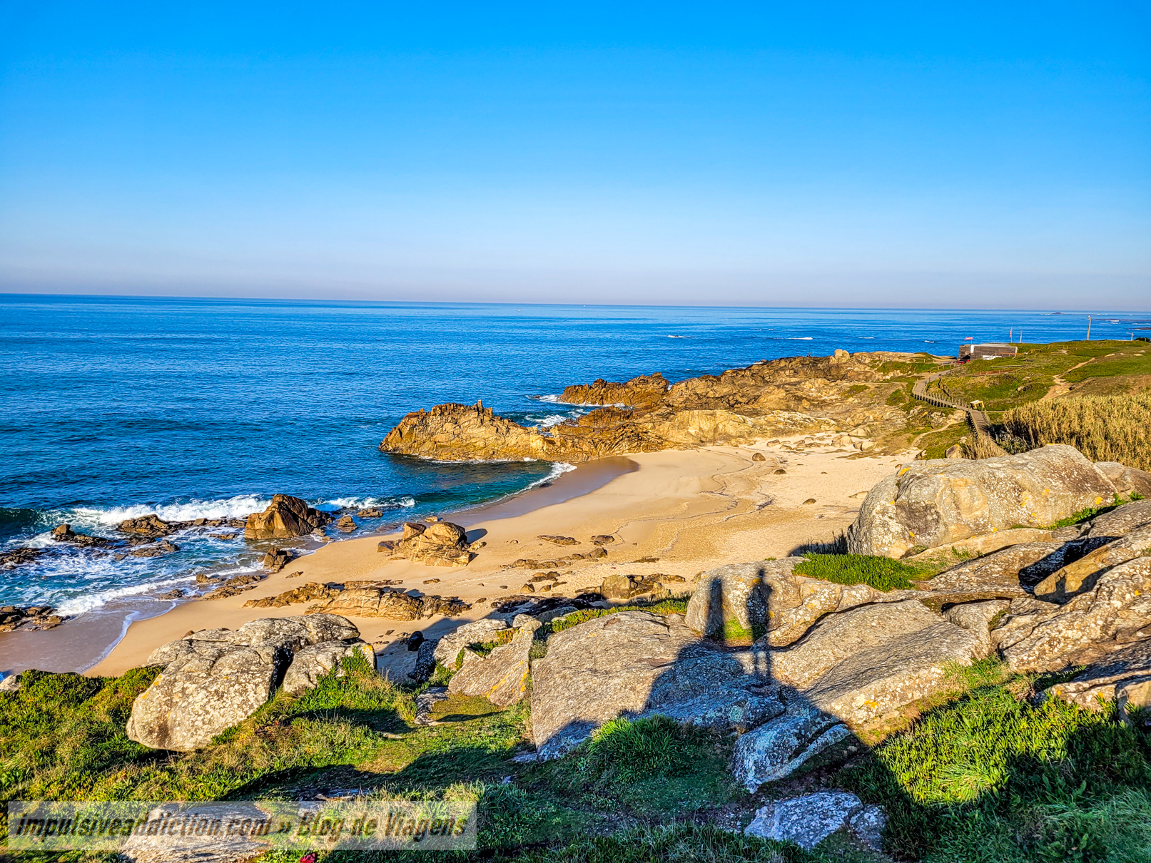 Praia de São Paio em Vila do Conde