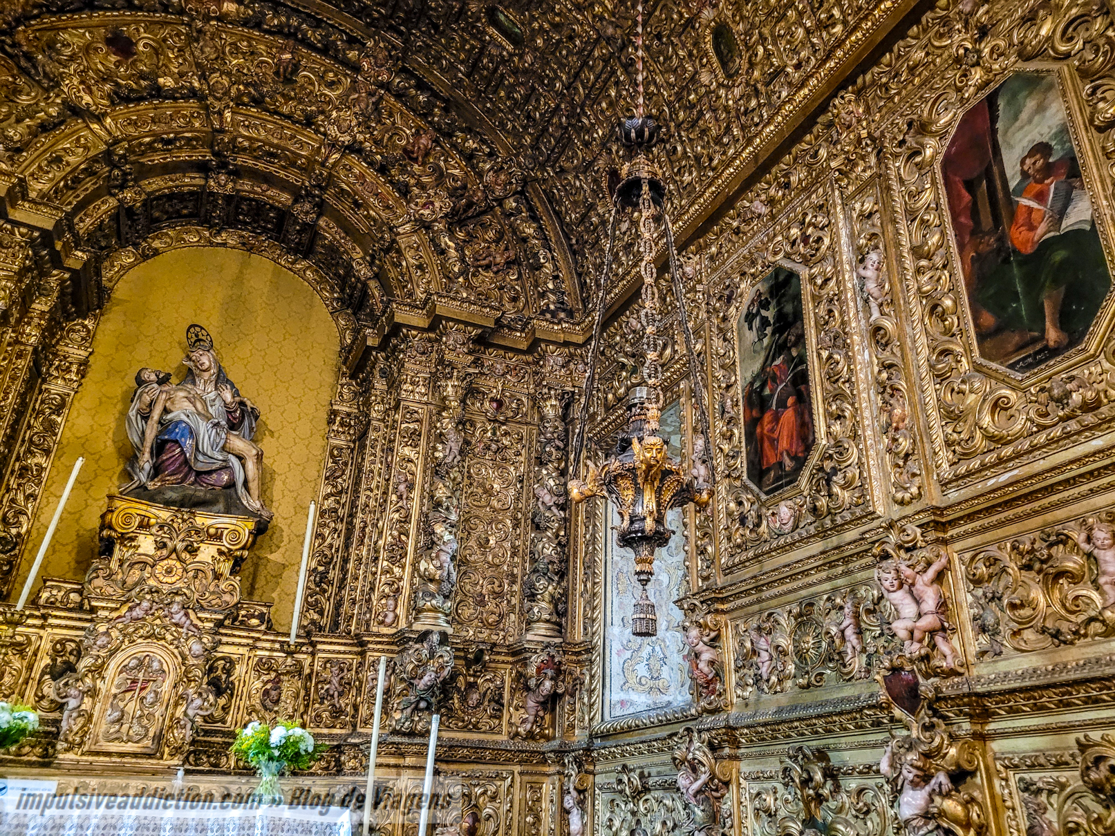 Detalhes da Igreja do Mosteiro de São Bento