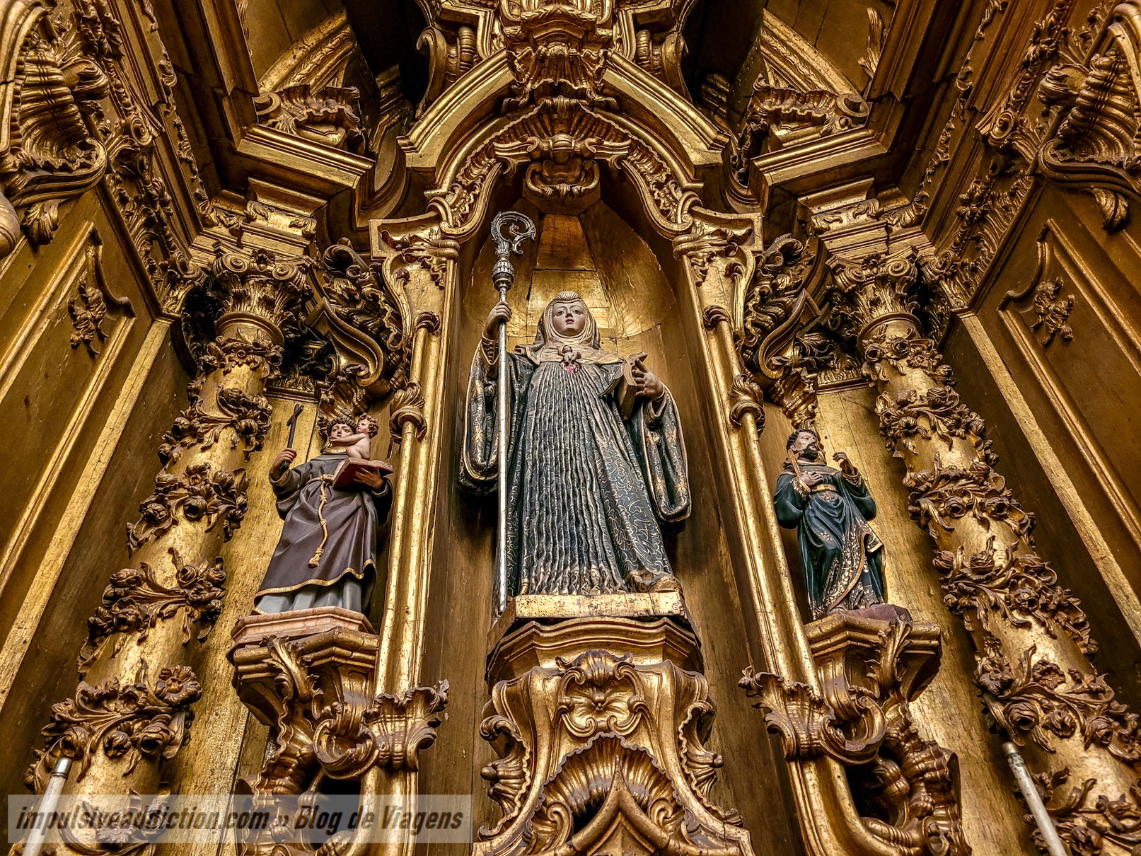 Detalhes da Igreja do Mosteiro de São Bento
