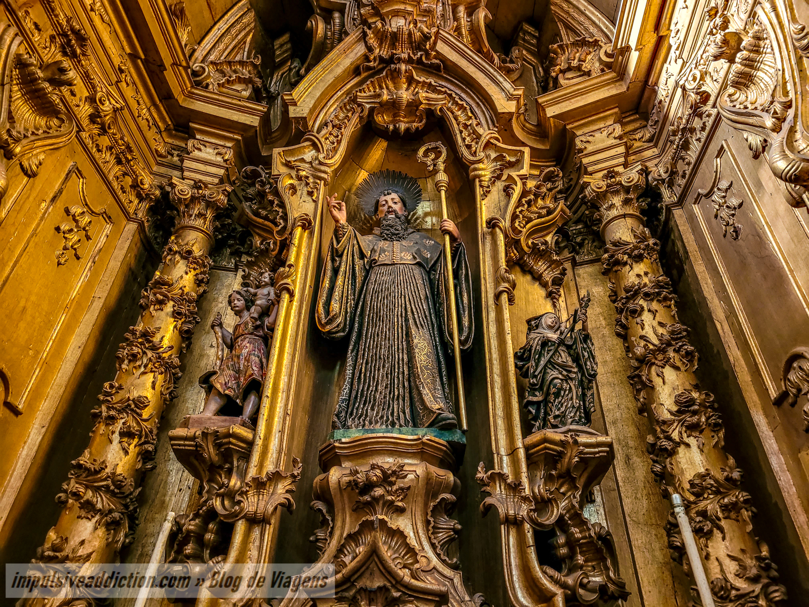 Detalhes da Igreja do Mosteiro de São Bento
