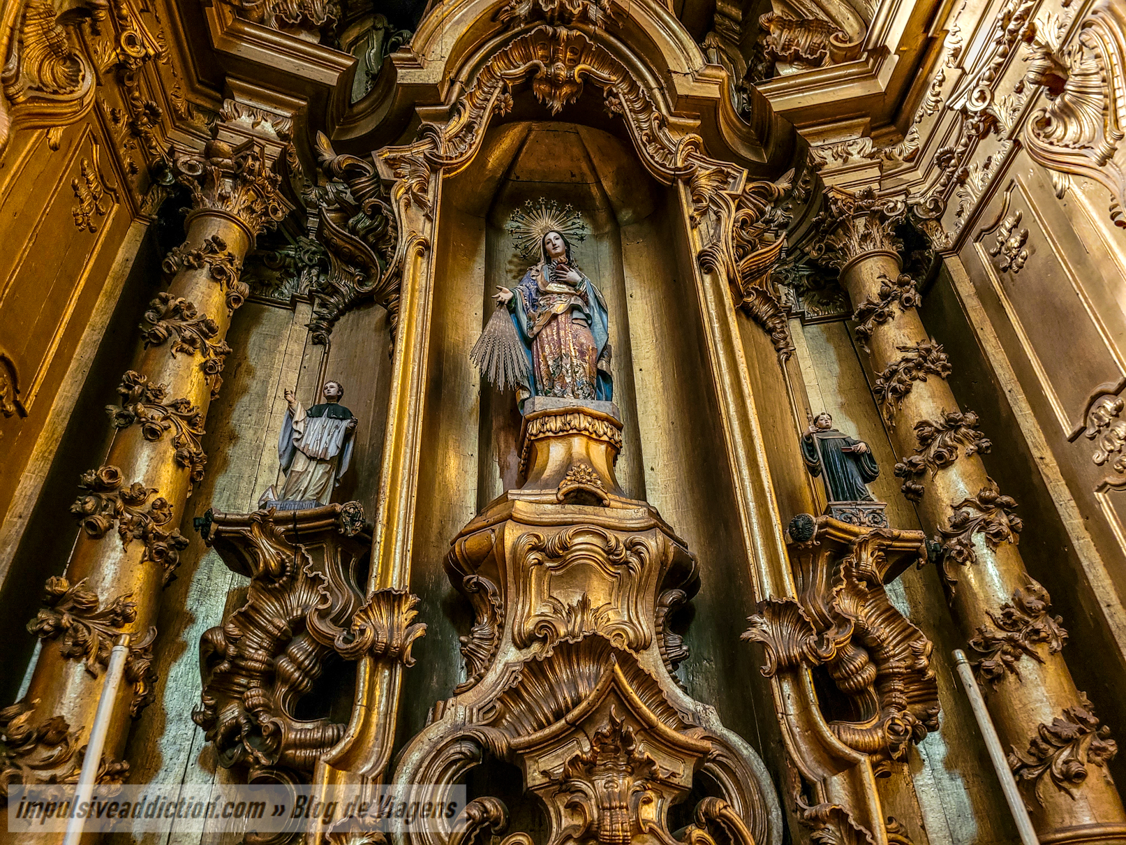 Detalhes da Igreja do Mosteiro de São Bento