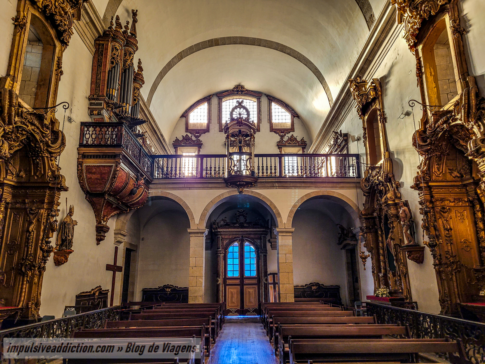 Detalhes da Igreja do Mosteiro de São Bento
