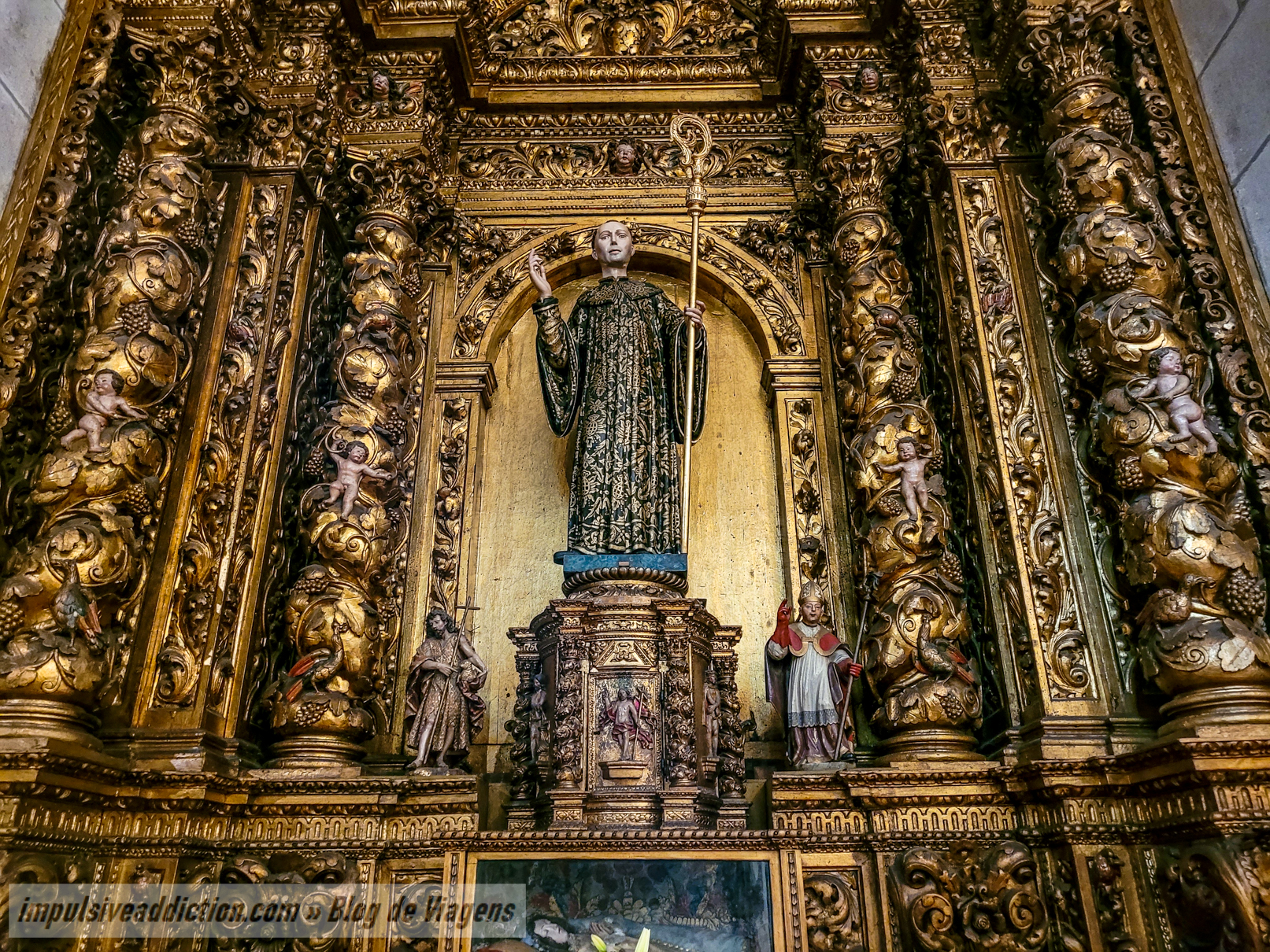 Detalhes da Igreja do Mosteiro de São Bento