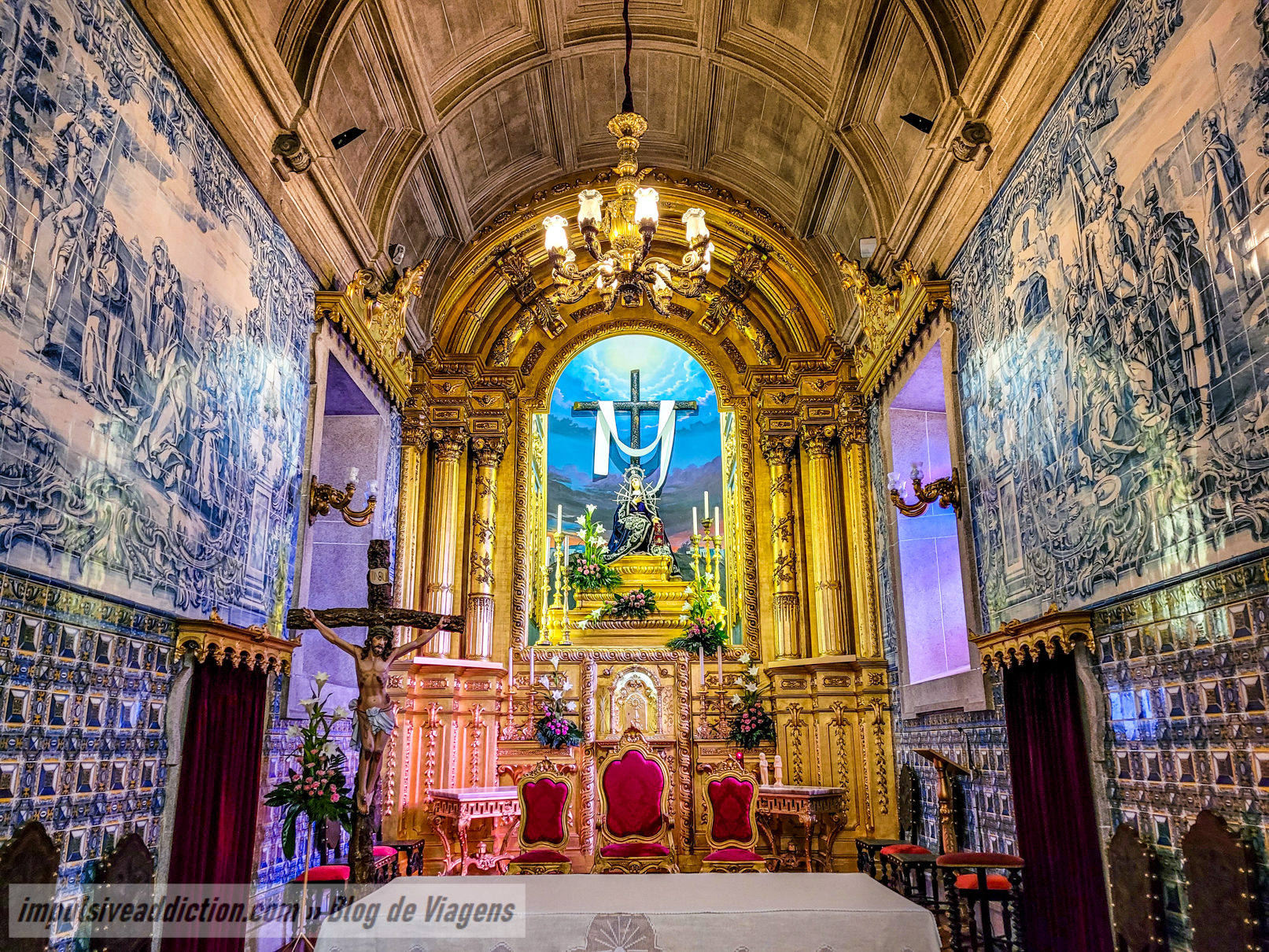 Interior da Igreja de Nossa Senhora das Dores