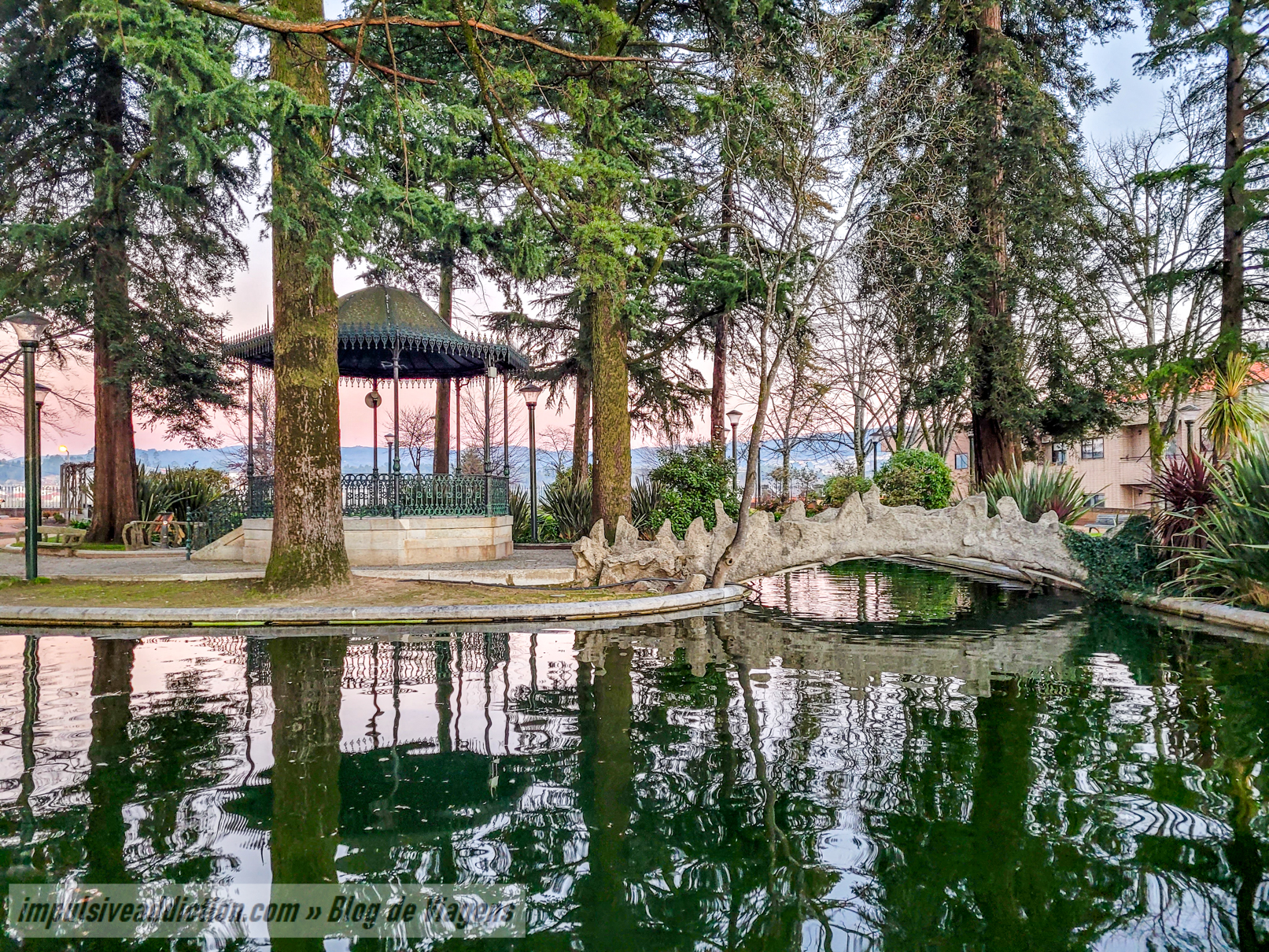 Jardim do Calvário ao visitar Fafe