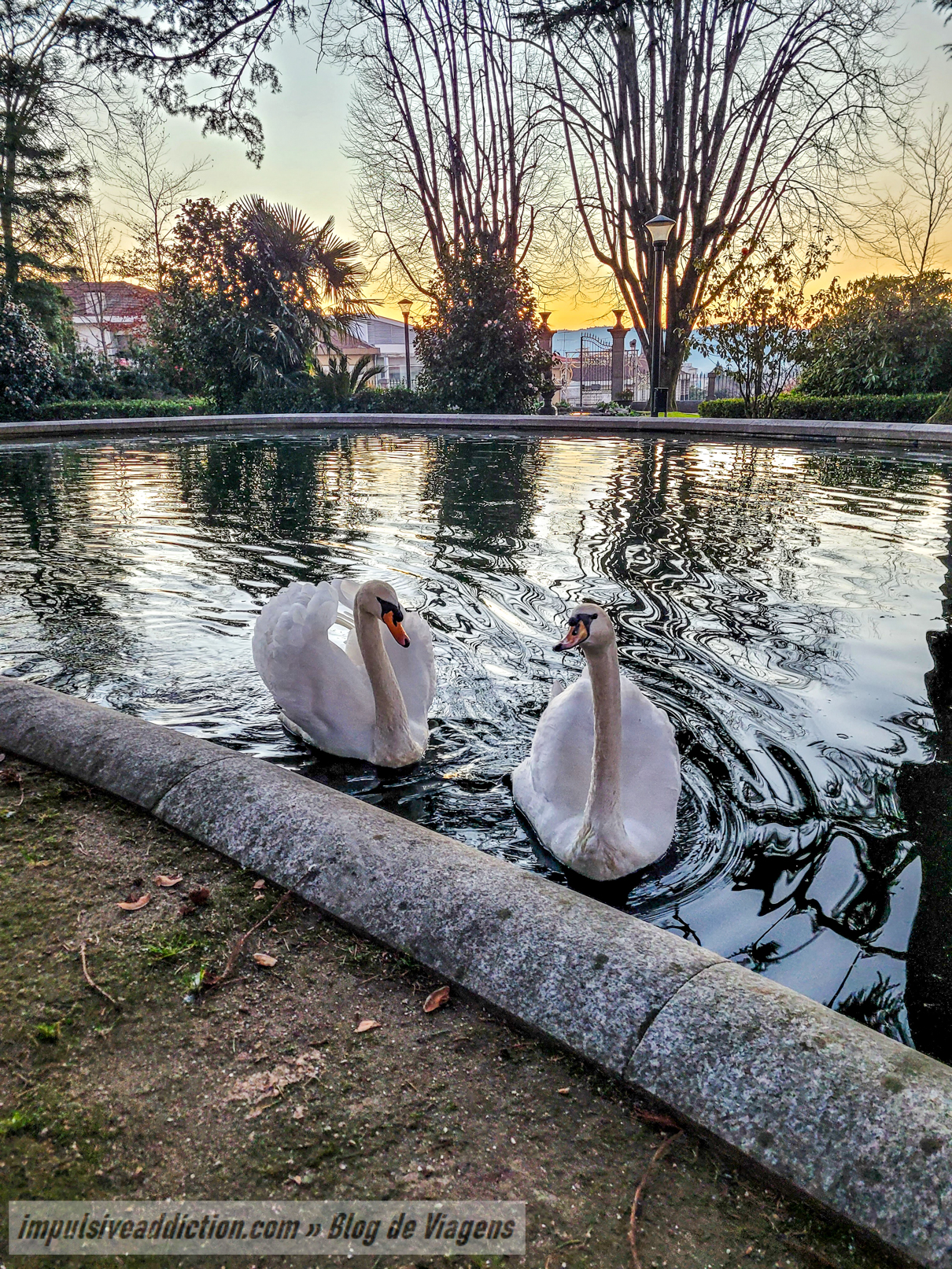 Jardim do Calvário ao visitar Fafe