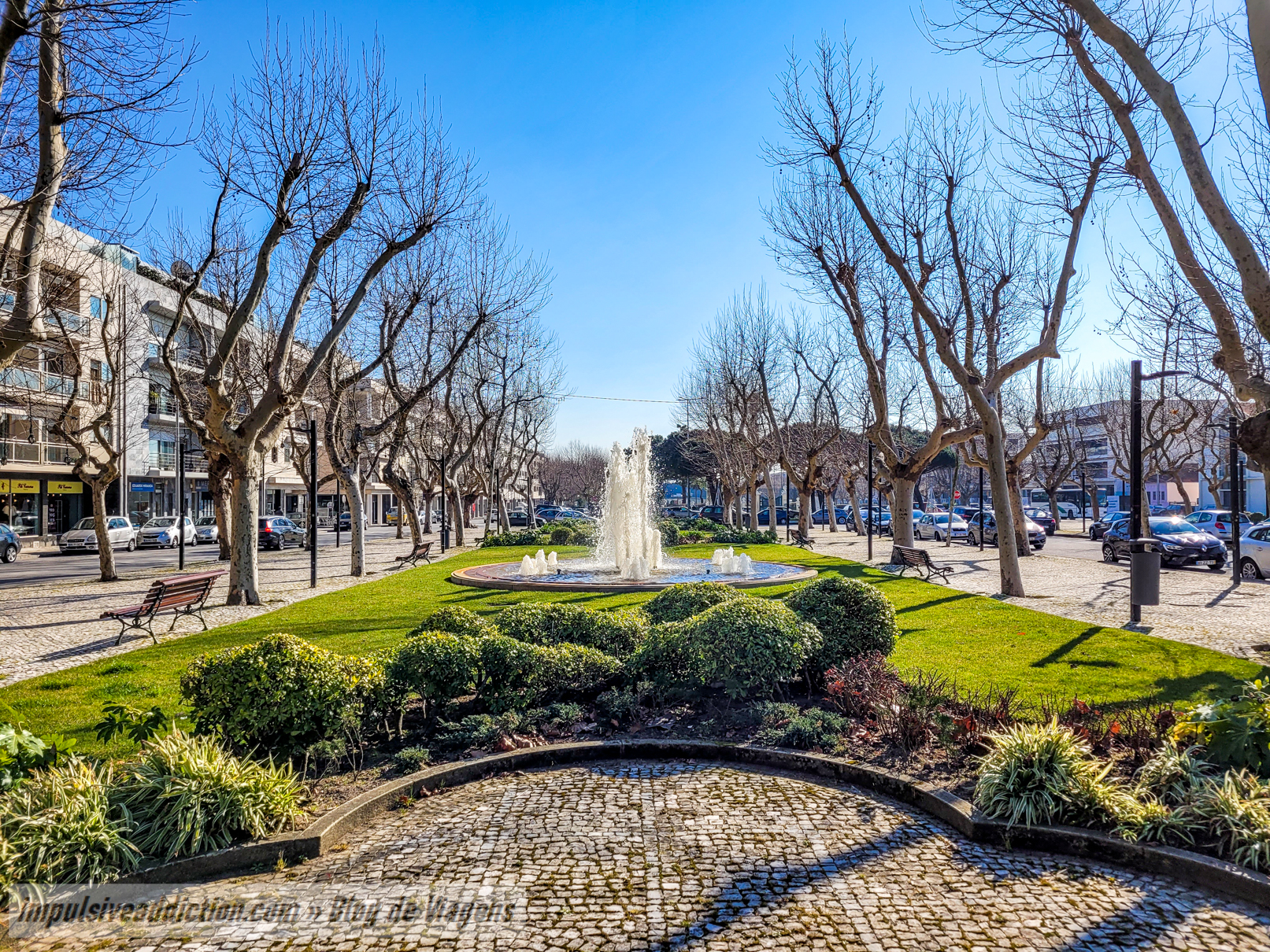 Avenida Júlio Graça ao visitar Vila do Conde
