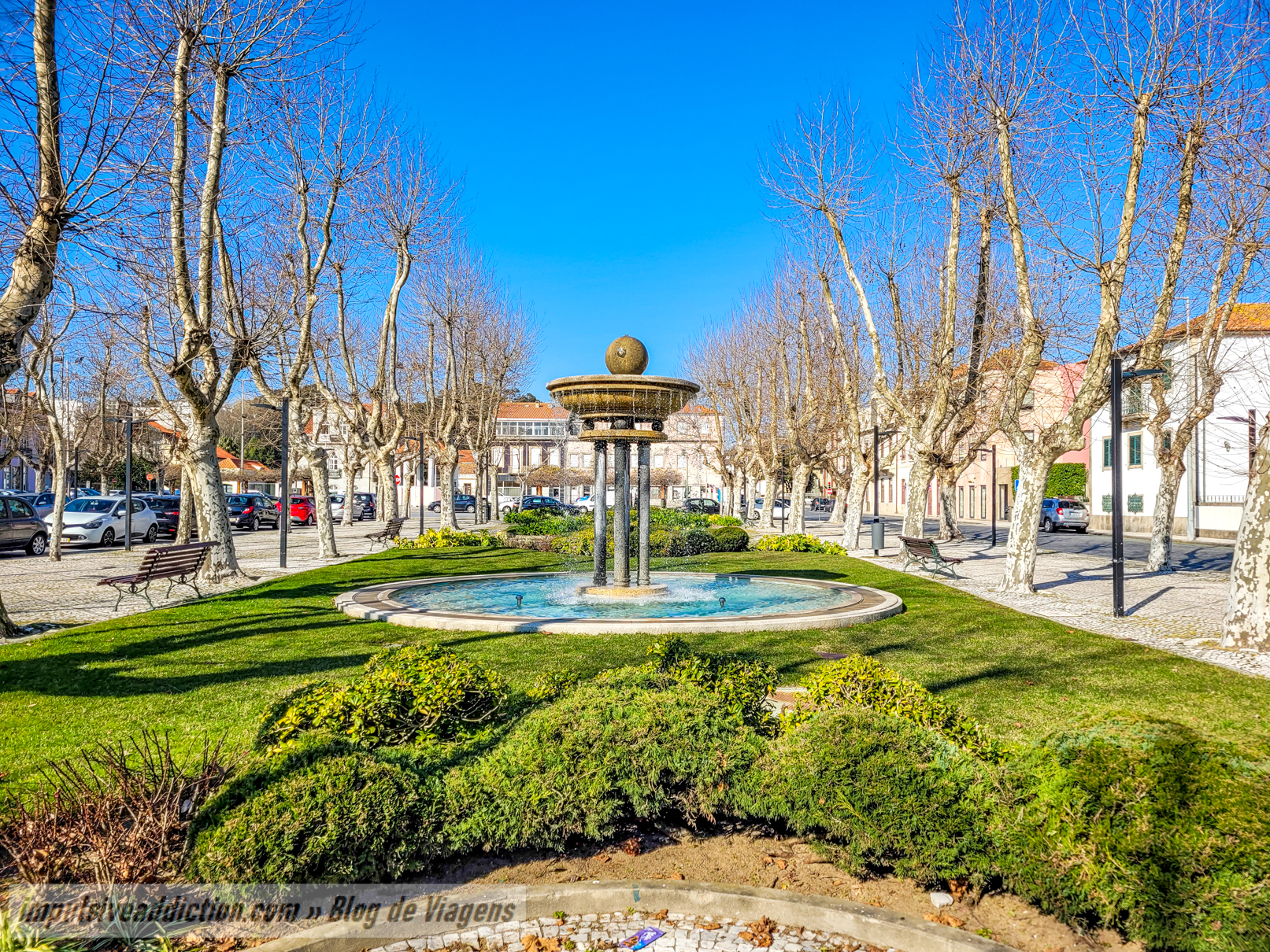Avenida Júlio Graça ao visitar Vila do Conde