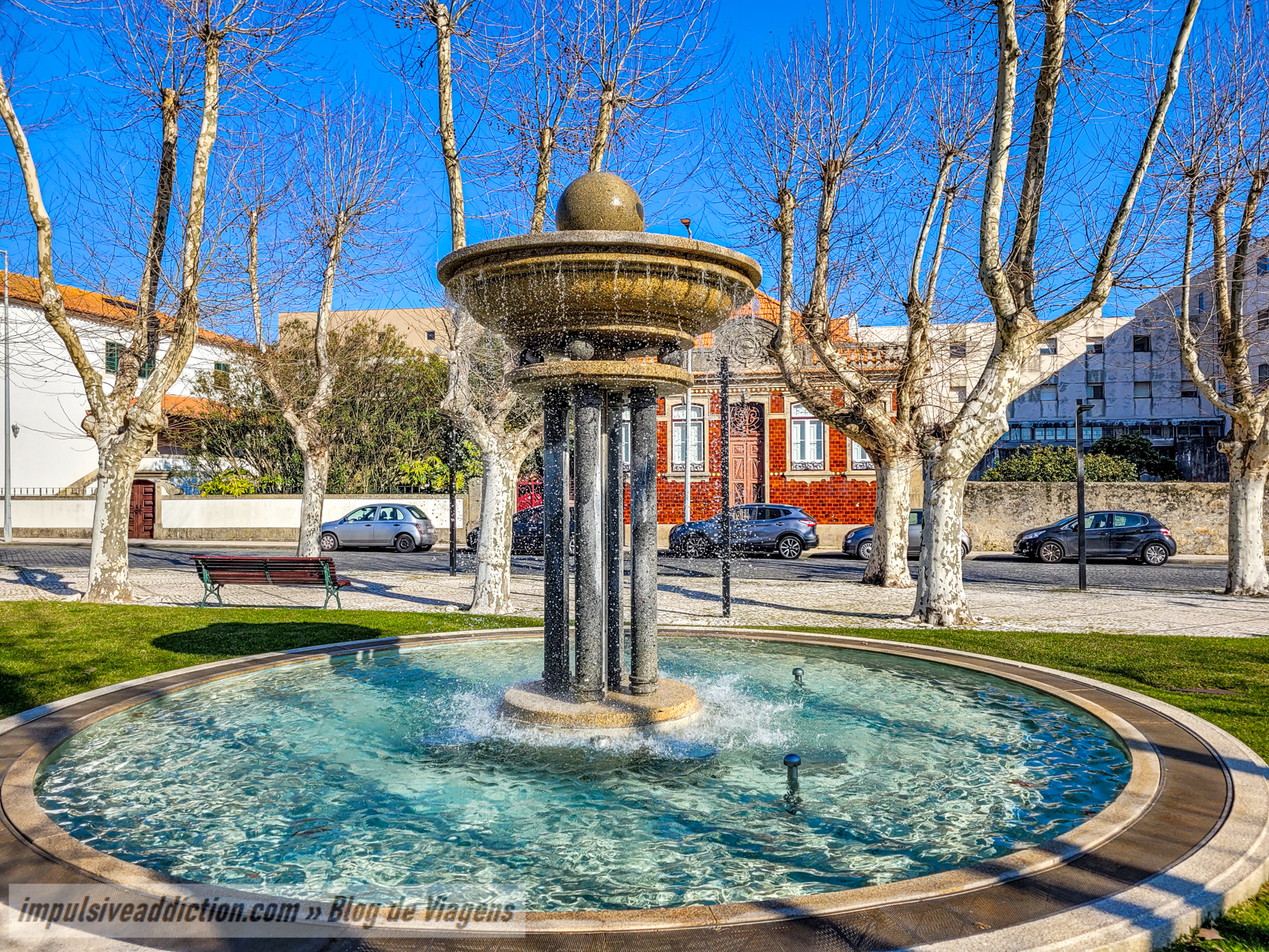 Avenida Júlio Graça ao visitar Vila do Conde