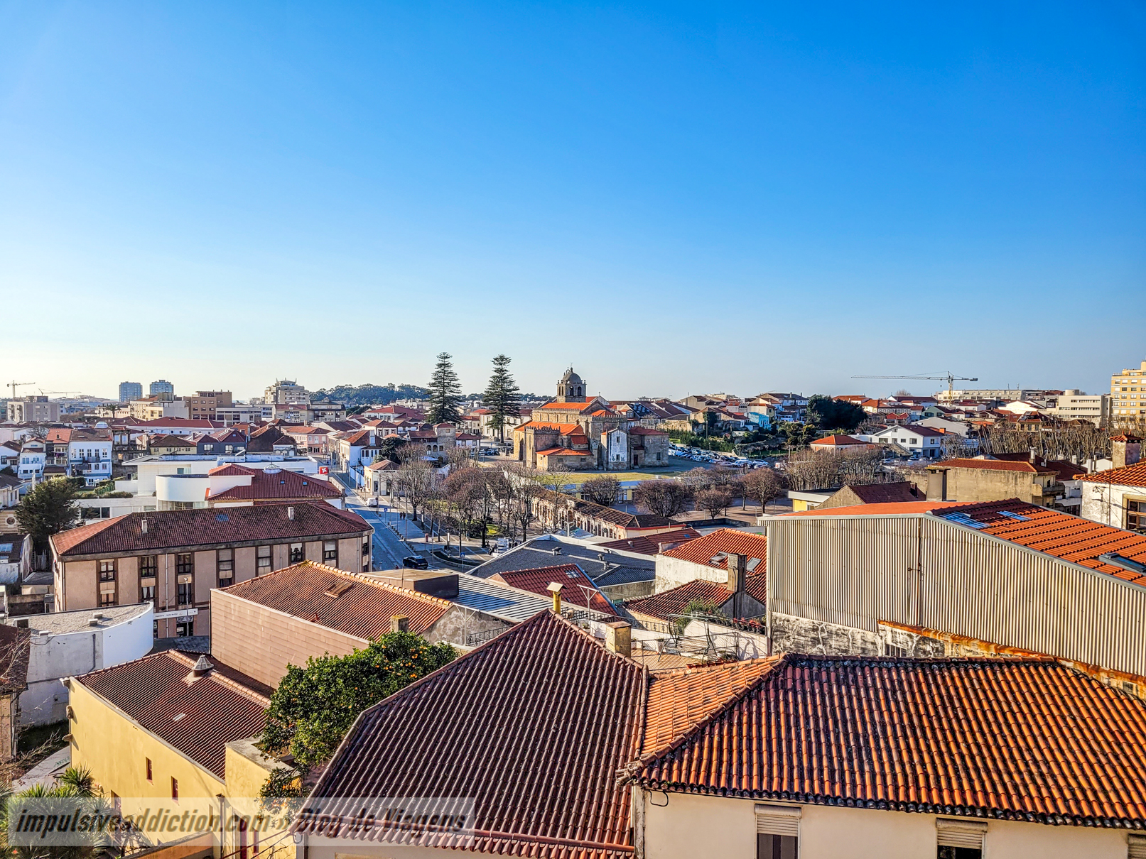 Miradouro para a cidade de Vila do Conde