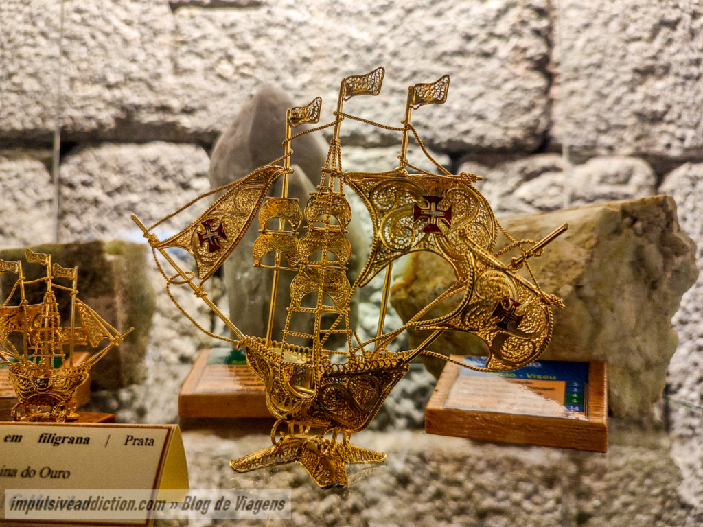 Trabalhos em filigrana do Núcleo Museológico do Castelo